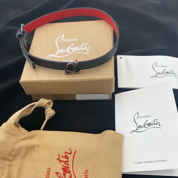 Christian Louboutin Authentic logo bracelet made in Italy - Picture 1 of 7